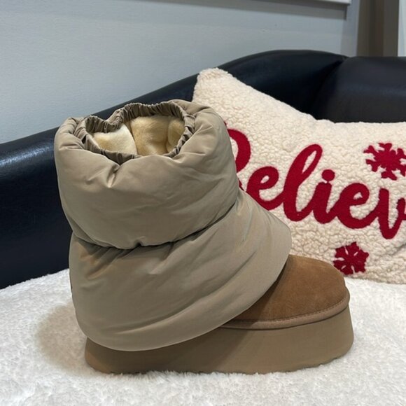 UGG Women's Classic Mini Dipper Puffer - Picture 2 of 8